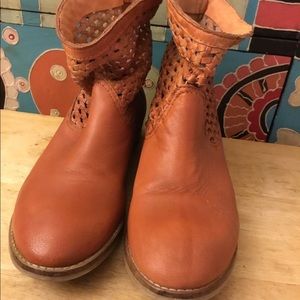 SEYCHELLES WOVEN  ANKLE BOOTS BY